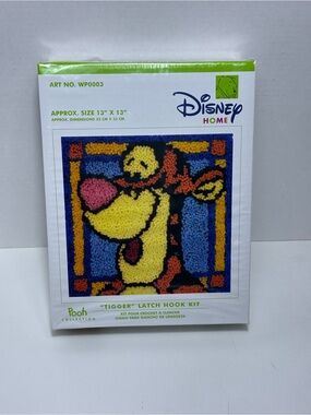 Disney Tigger Winnie the Pooh Latch Hook Kit 13"x13"